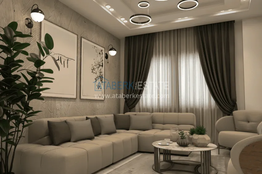 Purchase New project of a modern family-type complex in Mezitli-Mersin neighborhood 3 
