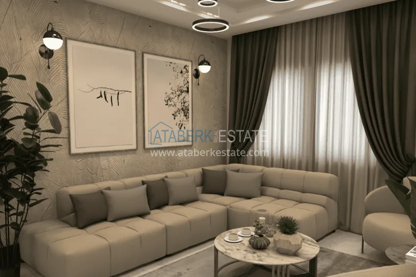 Purchase New project of a modern family-type complex in Mezitli-Mersin neighborhood 6 