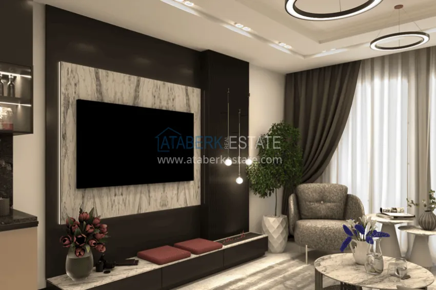 Purchase New project of a modern family-type complex in Mezitli-Mersin neighborhood 10 