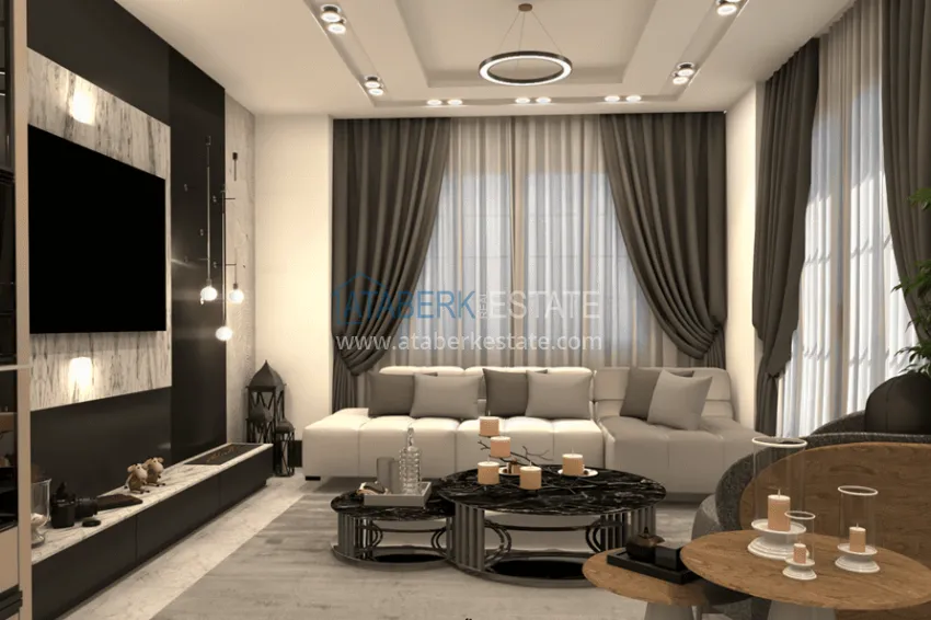 Purchase New project of a modern family-type complex in Mezitli-Mersin neighborhood 14 