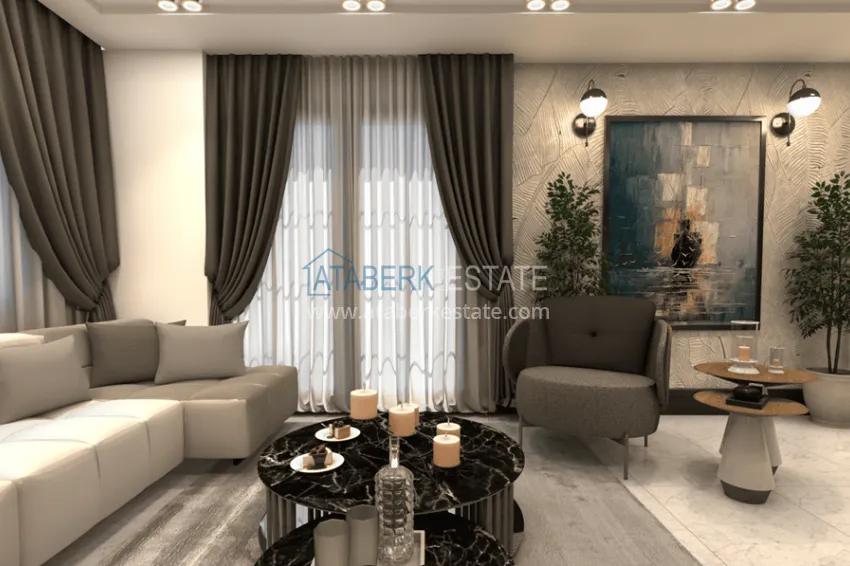 Purchase New project of a modern family-type complex in Mezitli-Mersin neighborhood 16 