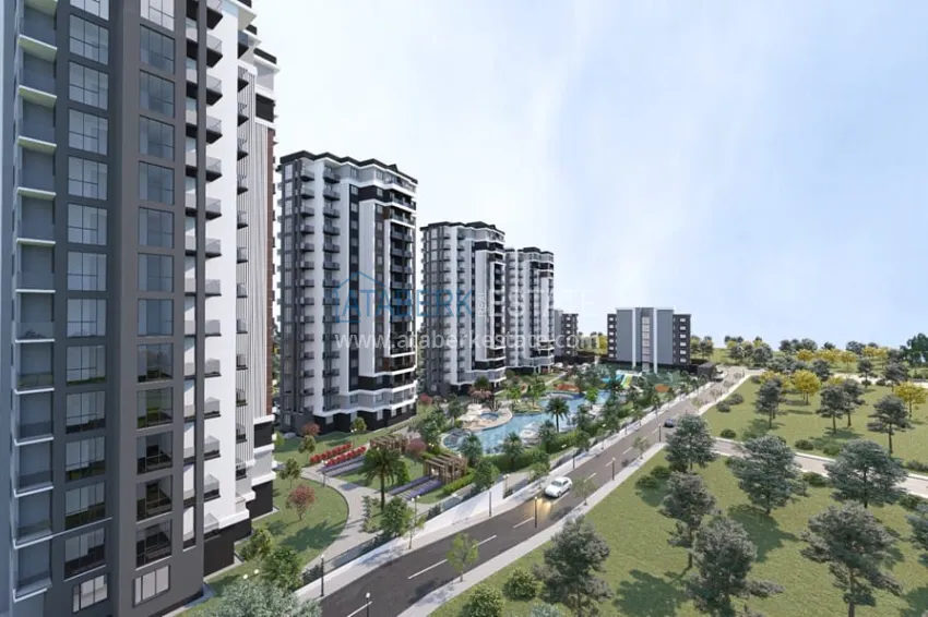 Start of sales! Real estate in Mezitli-Mersin area at the construction stage 15 