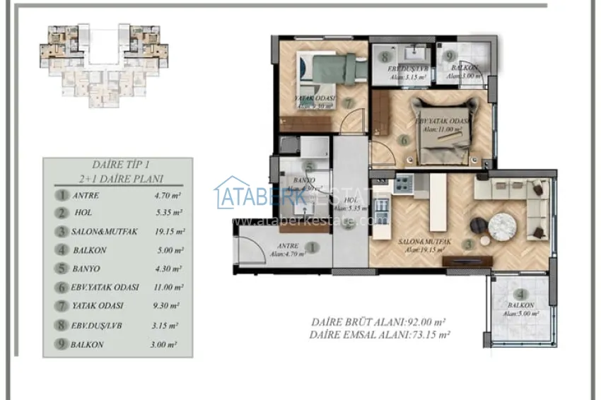 Buy cheap Start of sales! Real estate in Mezitli-Mersin area at the construction stage 6 