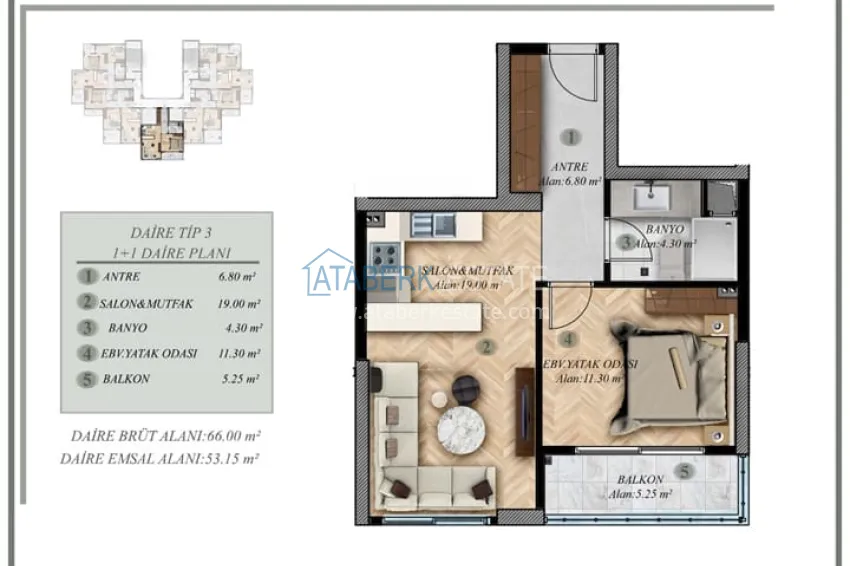 Buy cheap Start of sales! Real estate in Mezitli-Mersin area at the construction stage 8 