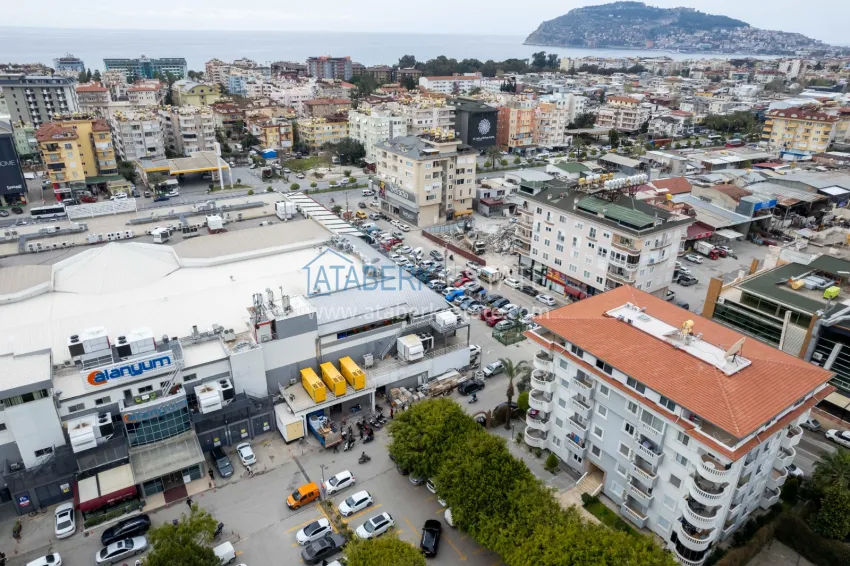 Real estate under citizenship. Furnished apartment near Alanium shopping center — Alanya, Cikcilli district 1 