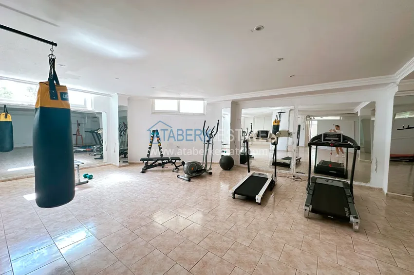 Real estate for residence permit - Apartment with modern interior and sea view in Tosmur, Alanya 10 