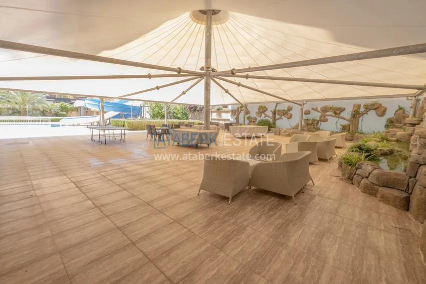 Excellent duplex penthouse with sea view in a luxury complex — Cikcilli district, Alanya 8 