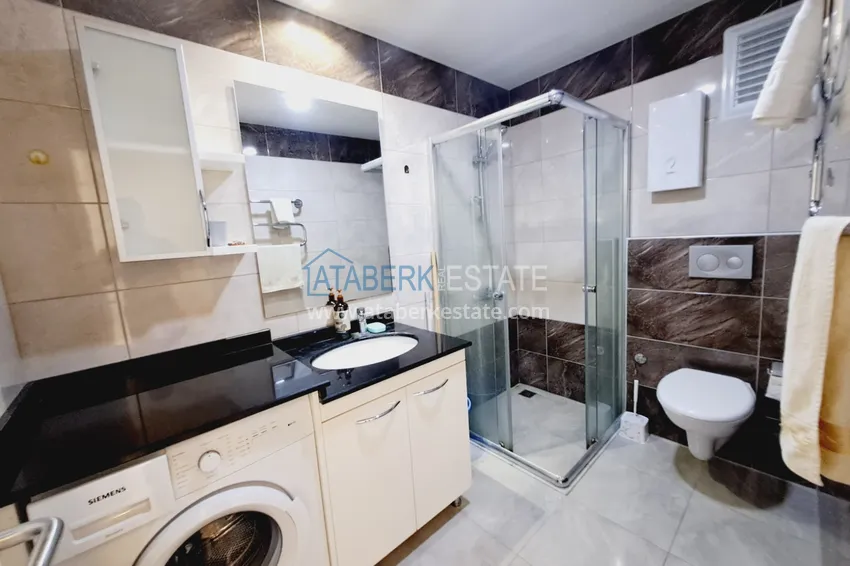 Purchase 1+1 apartment with furniture and mountain views in a complex with infrastructure - Avsallar district, Alanya 10 