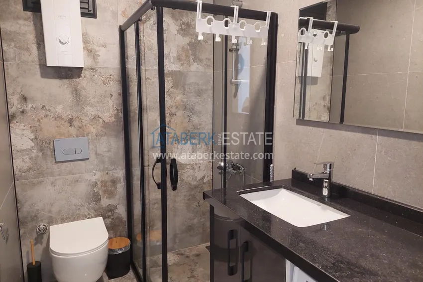 Purchase One bedroom furnished apartment for rent in the center of Oba district, Alanya No. 18 12 