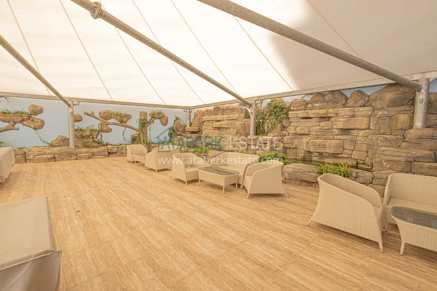 Excellent duplex penthouse with sea view in a luxury complex — Cikcilli district, Alanya 9 