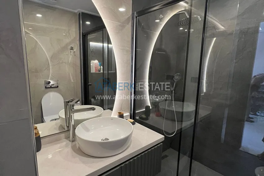 Purchase  Brand new furnished 2 bedroom apartment in the center of Alanya - Cleopatra Beach area 11 