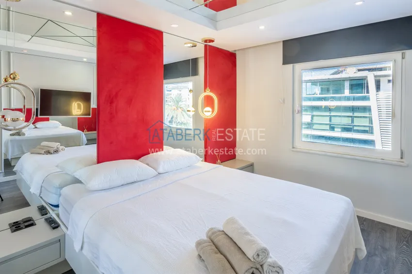 Purchase  Real estate under citizenship. Furnished apartment near Alanium shopping center — Alanya, Cikcilli district 9 