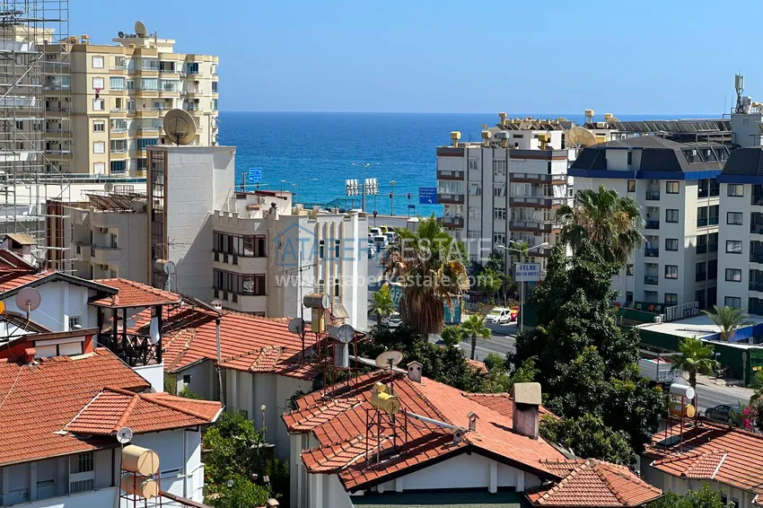 Purchase Real estate for residence permit - Apartment with modern interior and sea view in Tosmur, Alanya 11 