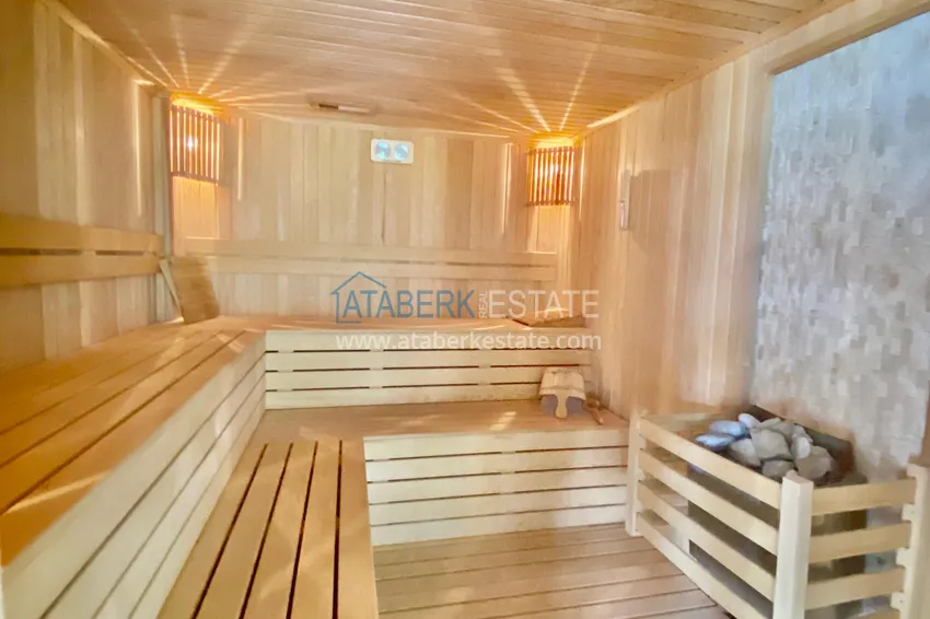 Finished one-bedroom apartment in a new residential complex - Oba district, Alanya 19