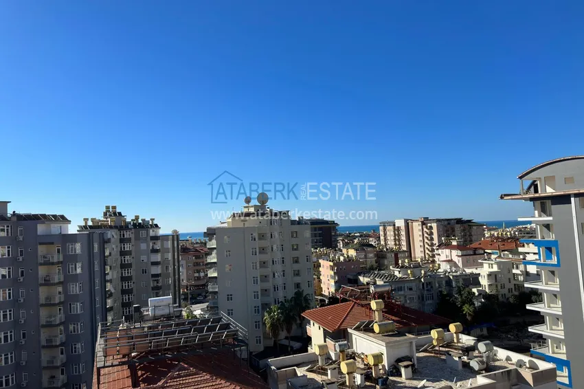Purchase Property for residence permit. City flat with sea view in the centre of Alanya - 500 meters from the sea 14