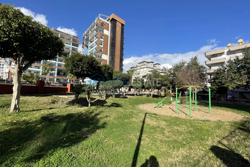 Excellent duplex penthouse with sea view in a luxury complex — Cikcilli district, Alanya 14 