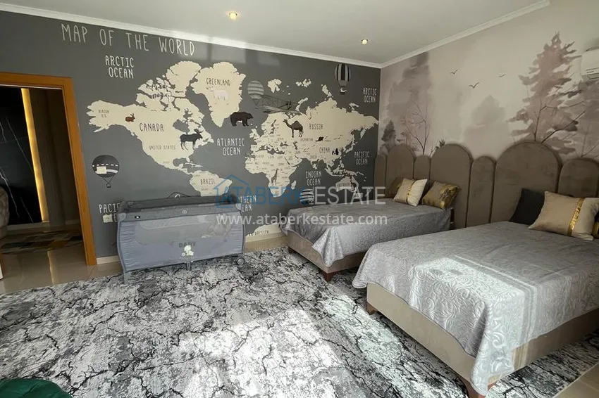 Purchase Excellent duplex penthouse with sea view in a luxury complex — Cikcilli district, Alanya 21 