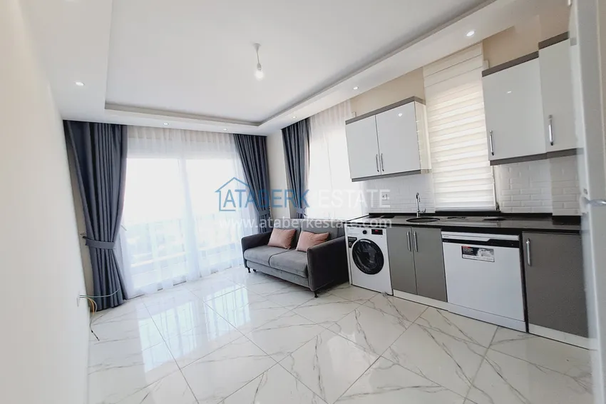Purchase  Furnished new apartment with furniture and mountain views - Oba District, Alanya 2 
