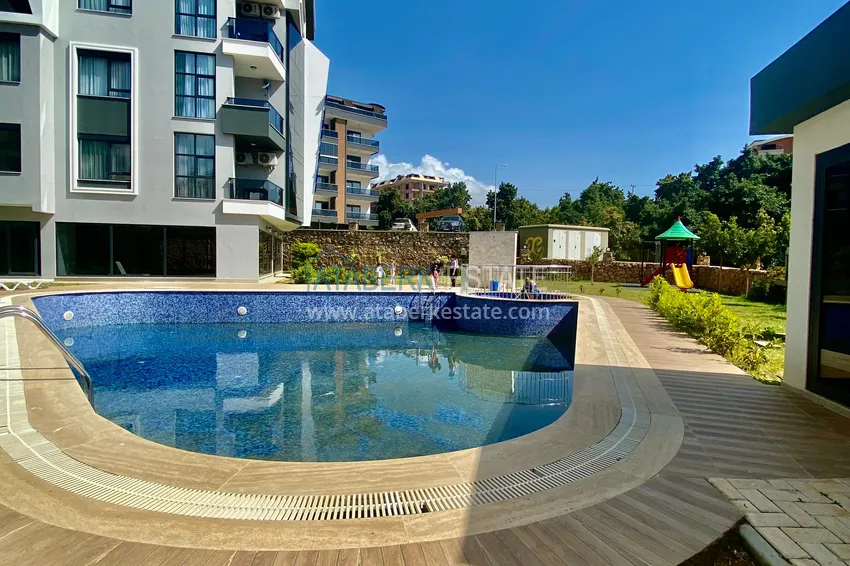 Finished one-bedroom apartment in a new residential complex - Oba district, Alanya 2