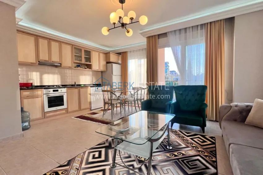Purchase Cozy Two Bedroom Apartment with Furniture and Mountain View in the Heart of Alanya 1 