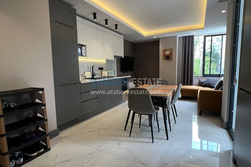 Purchase  Brand new furnished 2 bedroom apartment in the center of Alanya - Cleopatra Beach area 1 