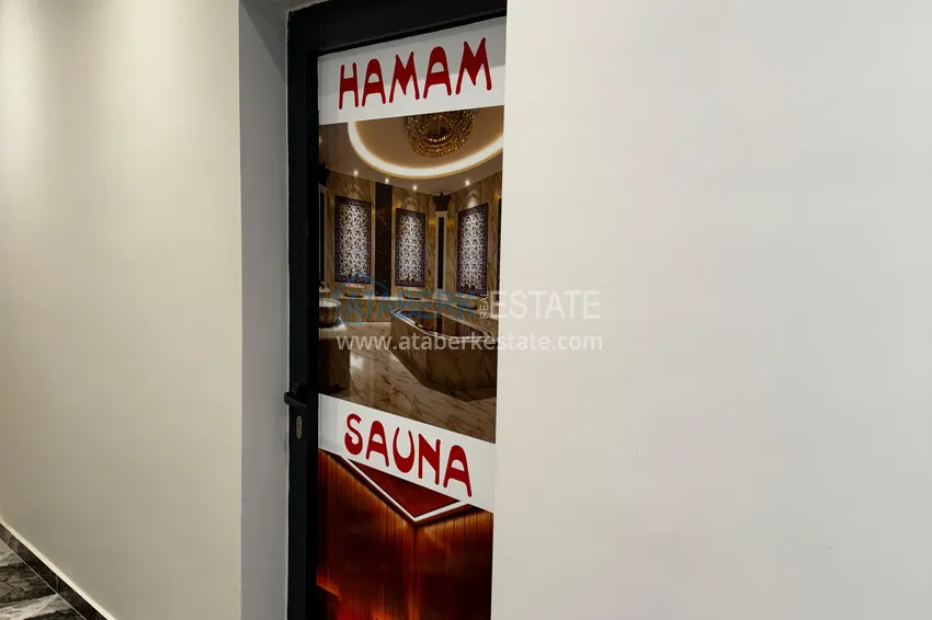 One bedroom Apartment with Fine Finishing and Mountain View in Tomyuk District, Mersin. Installment is possible 28 