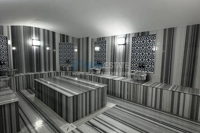 One bedroom Apartment with Fine Finishing and Mountain View in Tomyuk District, Mersin. Installment is possible 29 