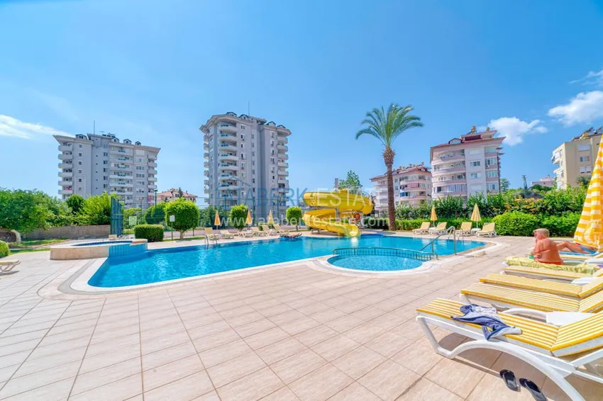 Furnished apartment with sea view in Cikcilli area, Alanya 3 