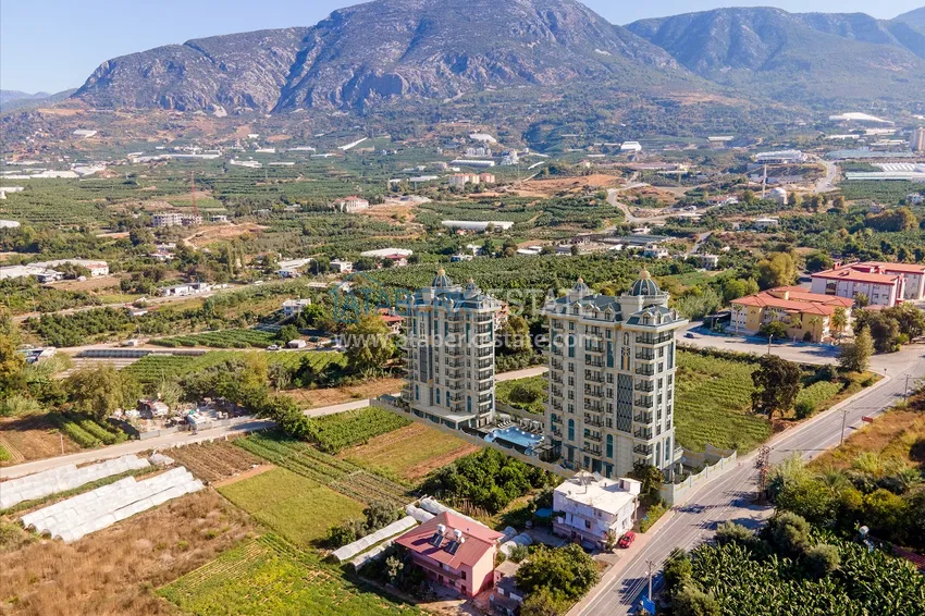 Primary property in Alanya — a one-bedroom apartment with a fine finish in Mahmutlar 2