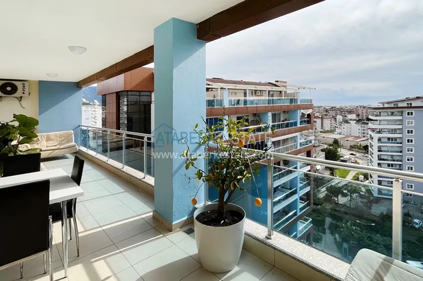 Purchase Excellent duplex penthouse with sea view in a luxury complex — Cikcilli district, Alanya 34 