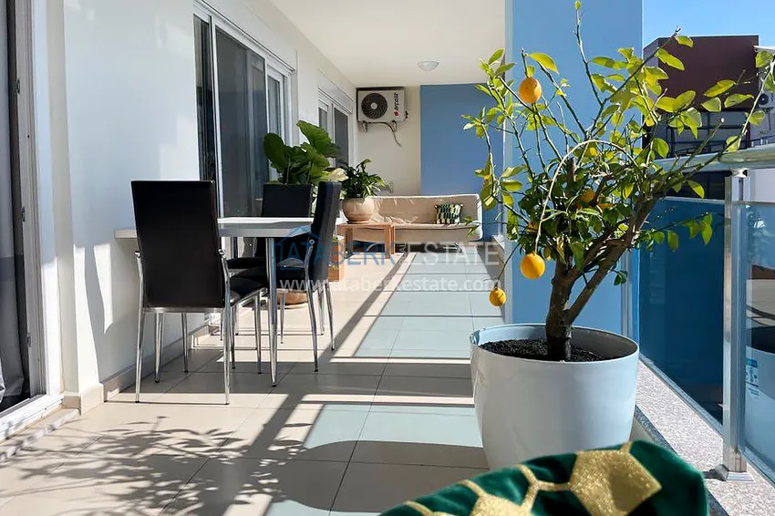 Purchase Excellent duplex penthouse with sea view in a luxury complex — Cikcilli district, Alanya 35 