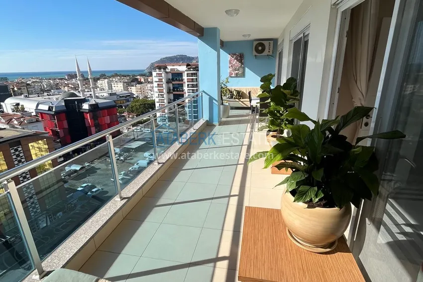 Purchase Excellent duplex penthouse with sea view in a luxury complex — Cikcilli district, Alanya 36 