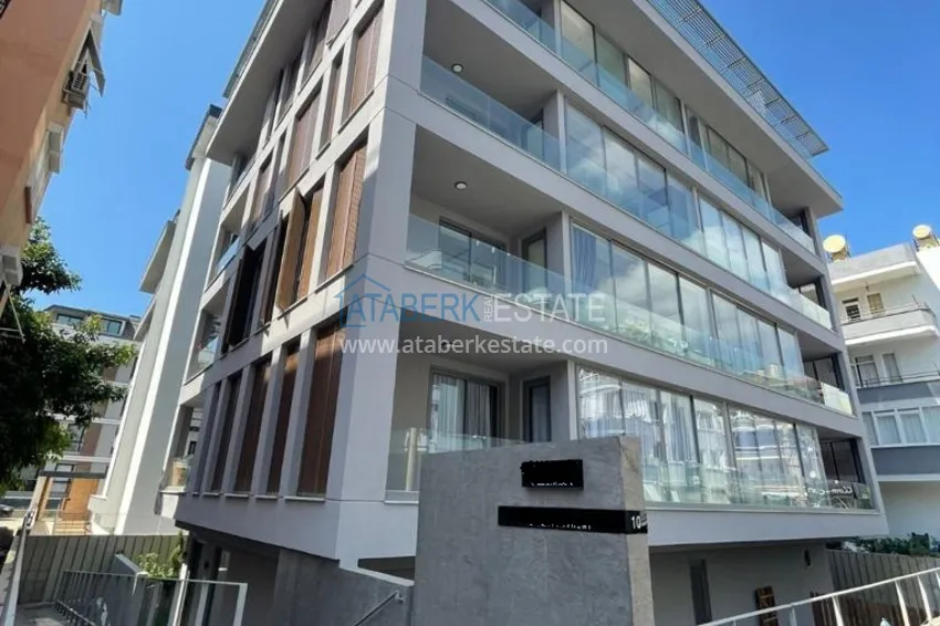 Furnished European-style two-room apartment in the center of Alanya in a comfortable complex 3 