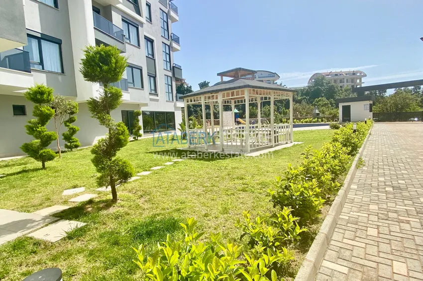 Finished one-bedroom apartment in a new residential complex - Oba district, Alanya 5