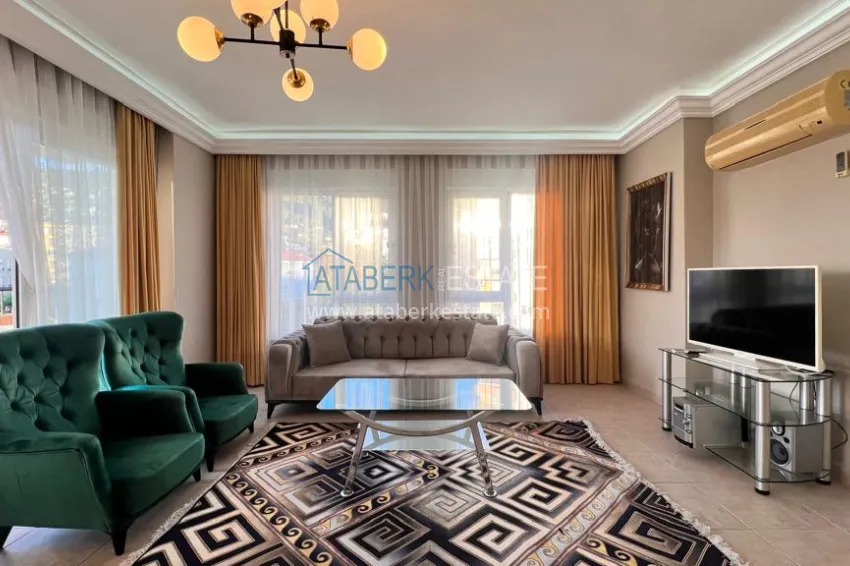 Purchase Cozy Two Bedroom Apartment with Furniture and Mountain View in the Heart of Alanya 3 