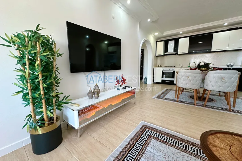 Purchase Real estate for residence permit - Apartment with modern interior and sea view in Tosmur, Alanya 4 