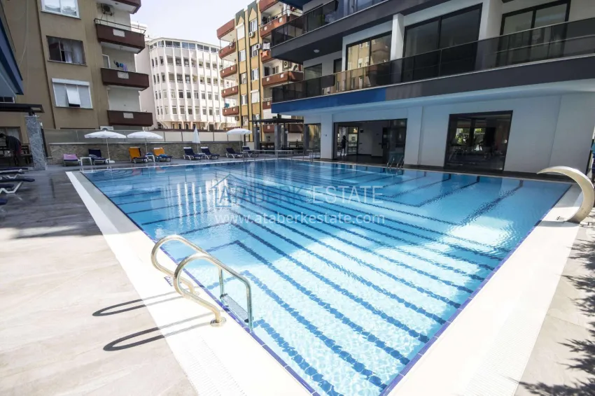 Turnkey apartment with sea view, first coastal apartment - Alanya, Mahmutlar district 5