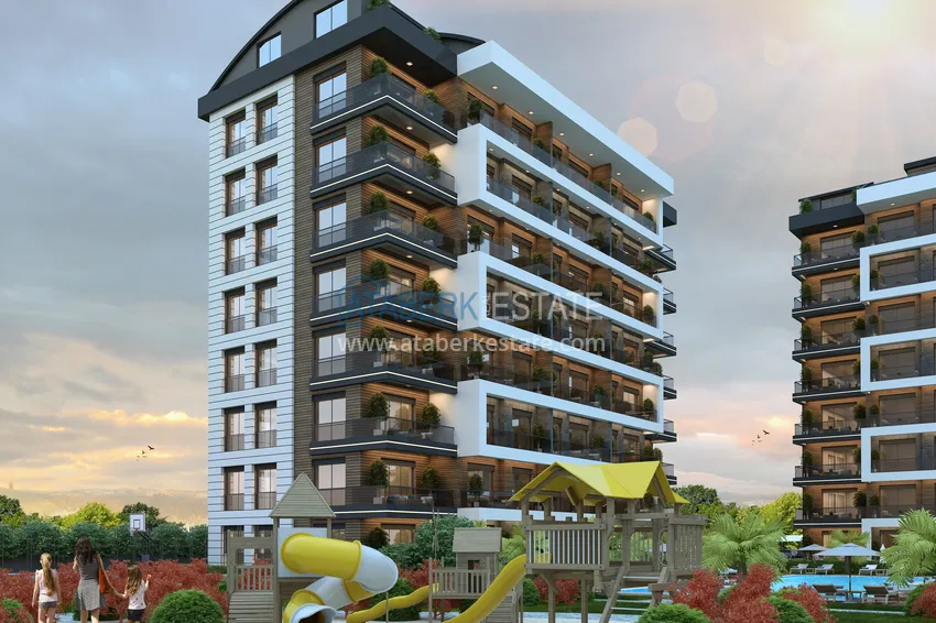 Apartments from the Developer in a Residential Complex at the Final Stage of Construction in Altintash, Antalya 2 