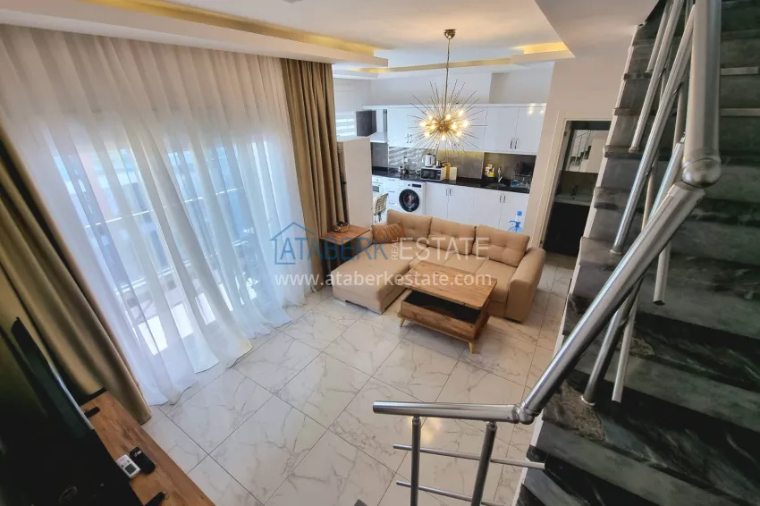 Purchase Furnished penthouse directly from the owner - Alanya, Mahmutlar, Tuesday Market District 7 