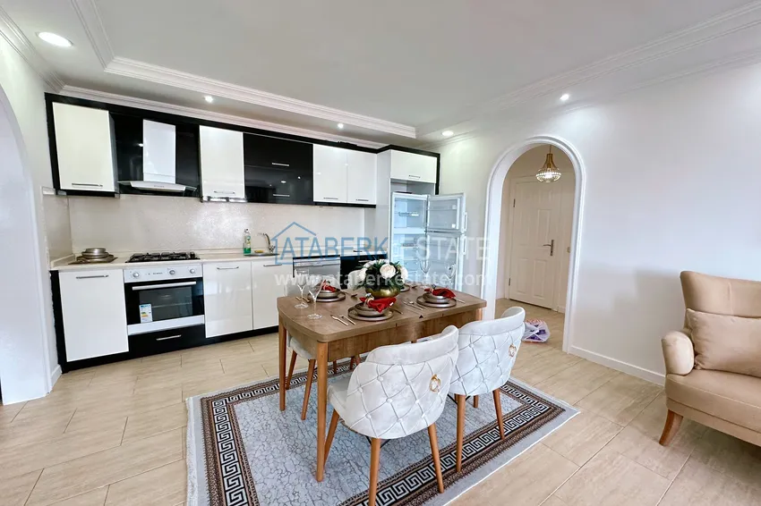 Purchase Real estate for residence permit - Apartment with modern interior and sea view in Tosmur, Alanya 5 