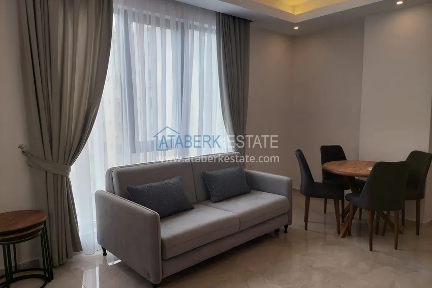 Purchase One bedroom furnished apartment for rent in the center of Oba district, Alanya No. 18 6 