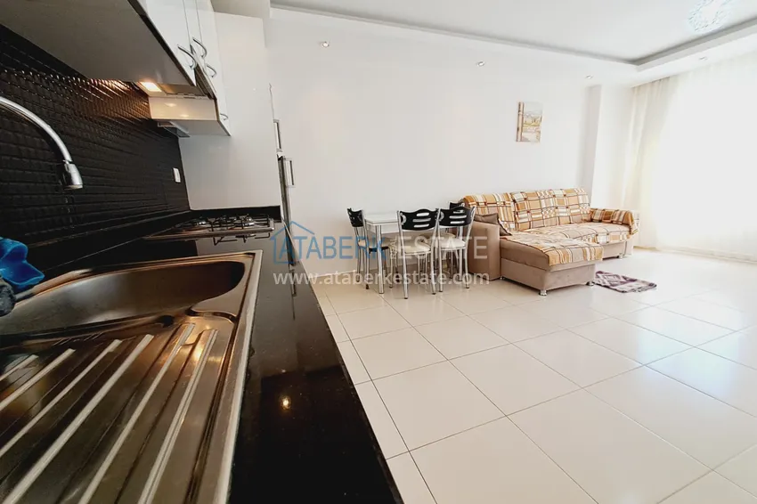 Purchase 1+1 apartment with furniture and mountain views in a complex with infrastructure - Avsallar district, Alanya 5 