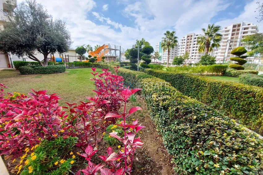 1+1 apartment with furniture and mountain views in a complex with infrastructure - Avsallar district, Alanya 7 