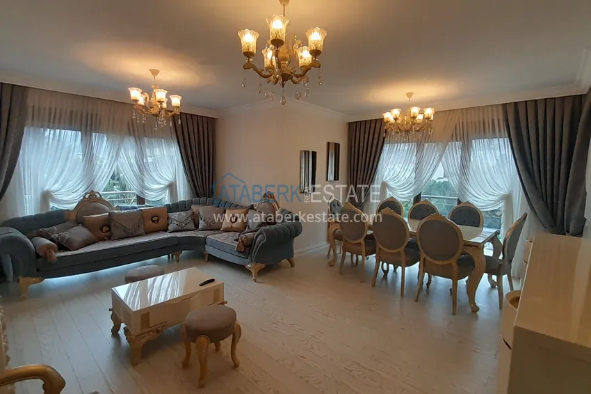 Purchase  Linear 3+1 apartment in a luxury complex on the beachfront in the center of Alanya 8 