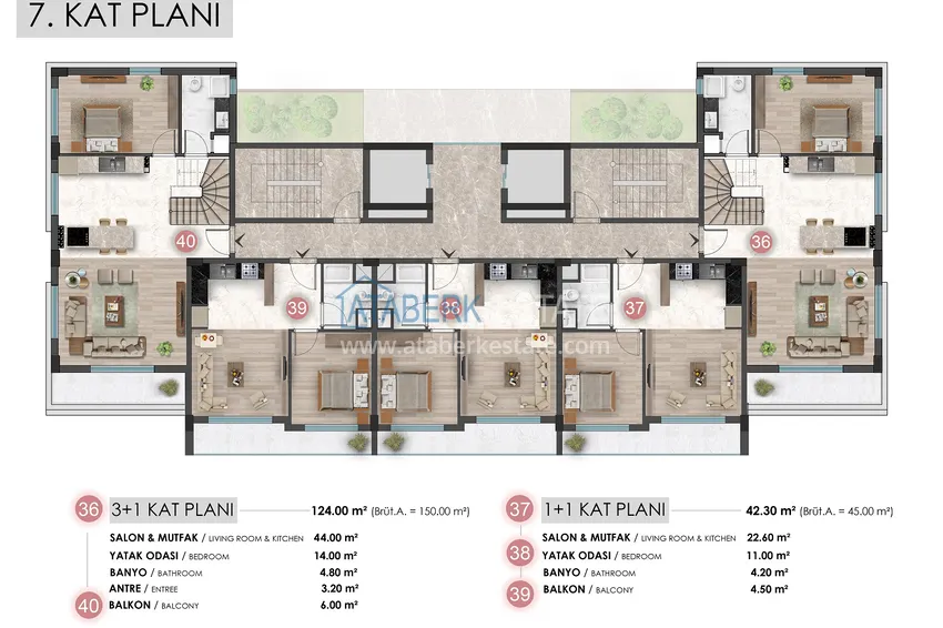 Buy cheap Apartments from the Developer in a Residential Complex at the Final Stage of Construction in Altintash, Antalya 3 