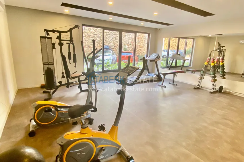 Finished one-bedroom apartment in a new residential complex - Oba district, Alanya 12