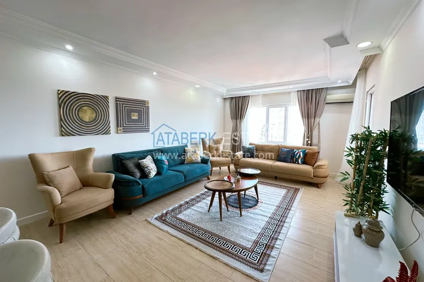 Purchase Real estate for residence permit - Apartment with modern interior and sea view in Tosmur, Alanya 7 