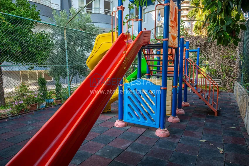 Real estate for residence permit - Apartment with modern interior and sea view in Tosmur, Alanya 8 