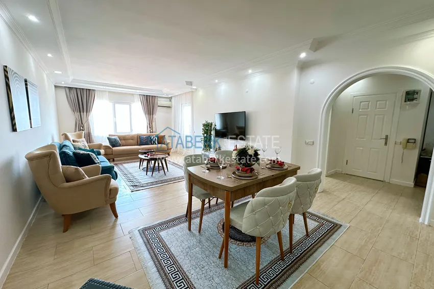 Purchase Real estate for residence permit - Apartment with modern interior and sea view in Tosmur, Alanya 8 