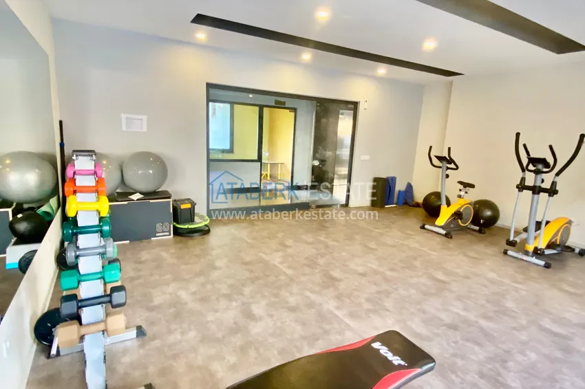 Finished one-bedroom apartment in a new residential complex - Oba district, Alanya 13